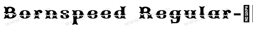 Bornspeed Regular字体转换